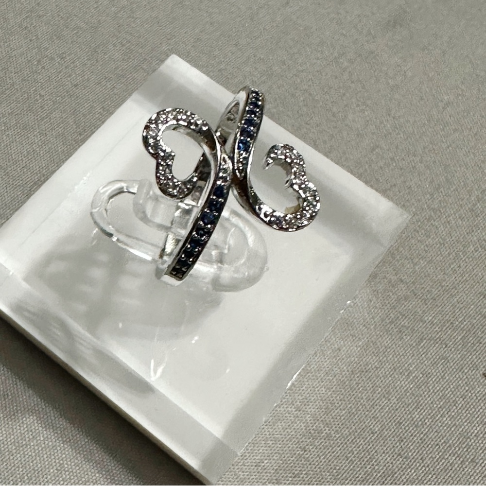 🍉Delicate open heart ring